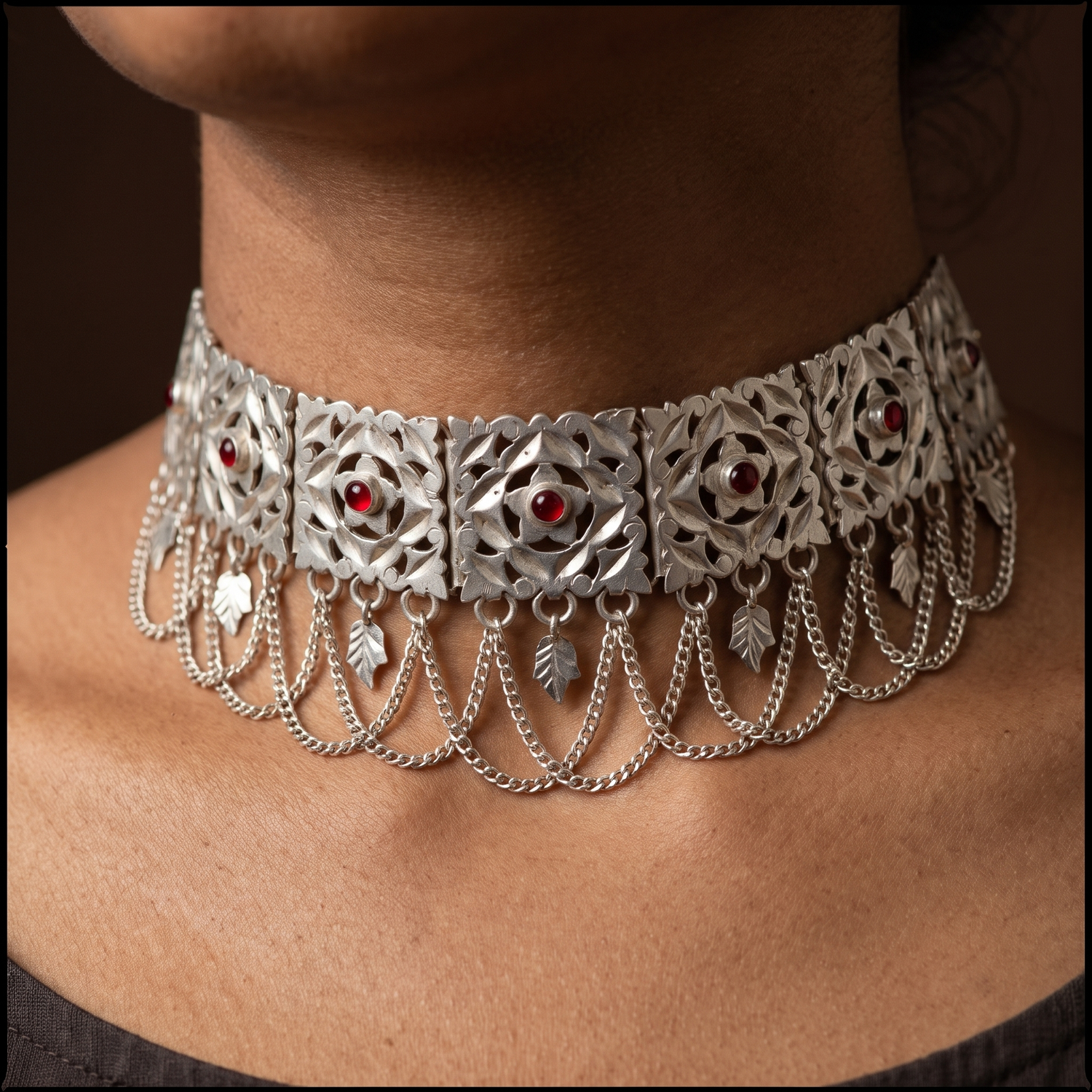 Guluband necklace, Husnaraa editorial campaign photograph