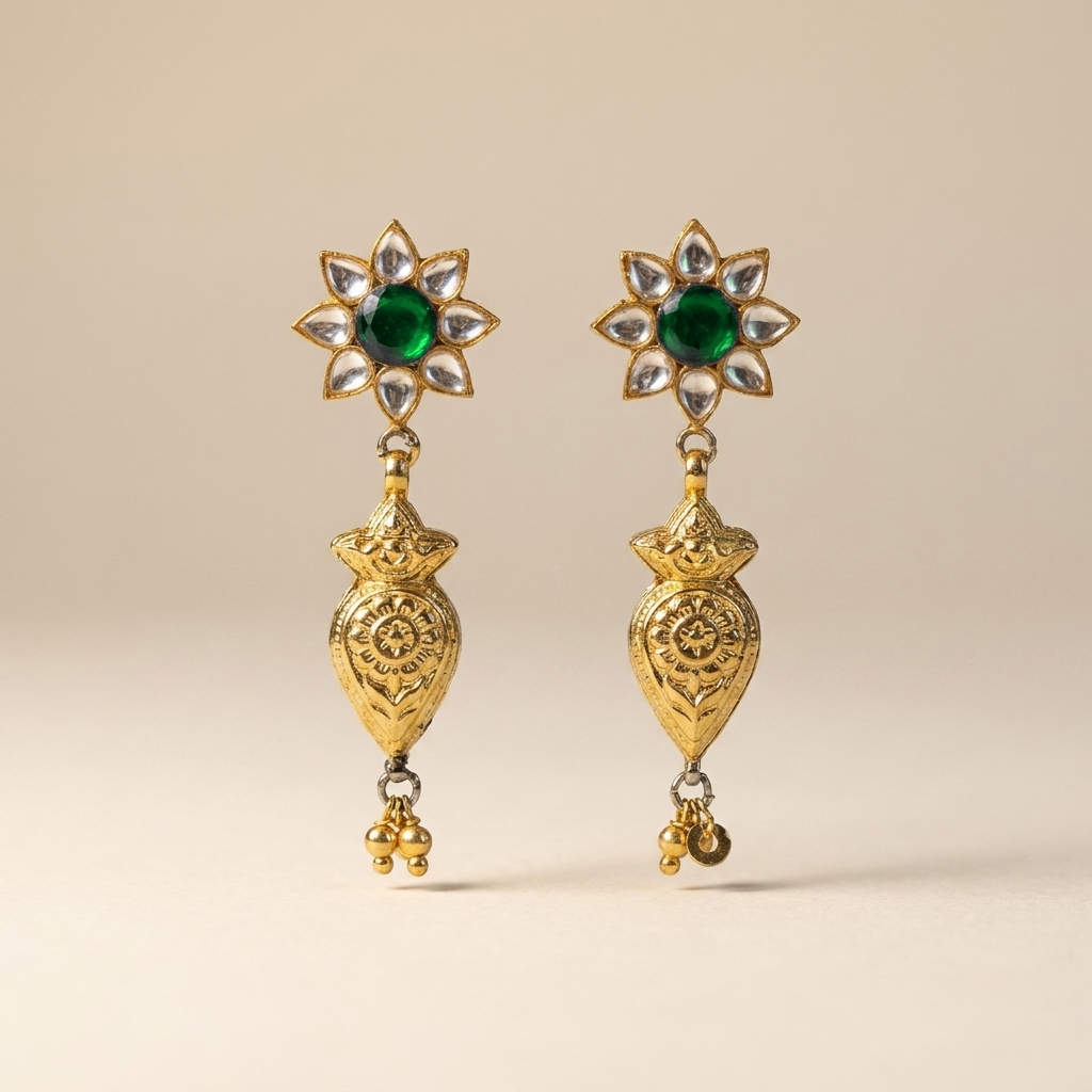 Badam Kali Earrings