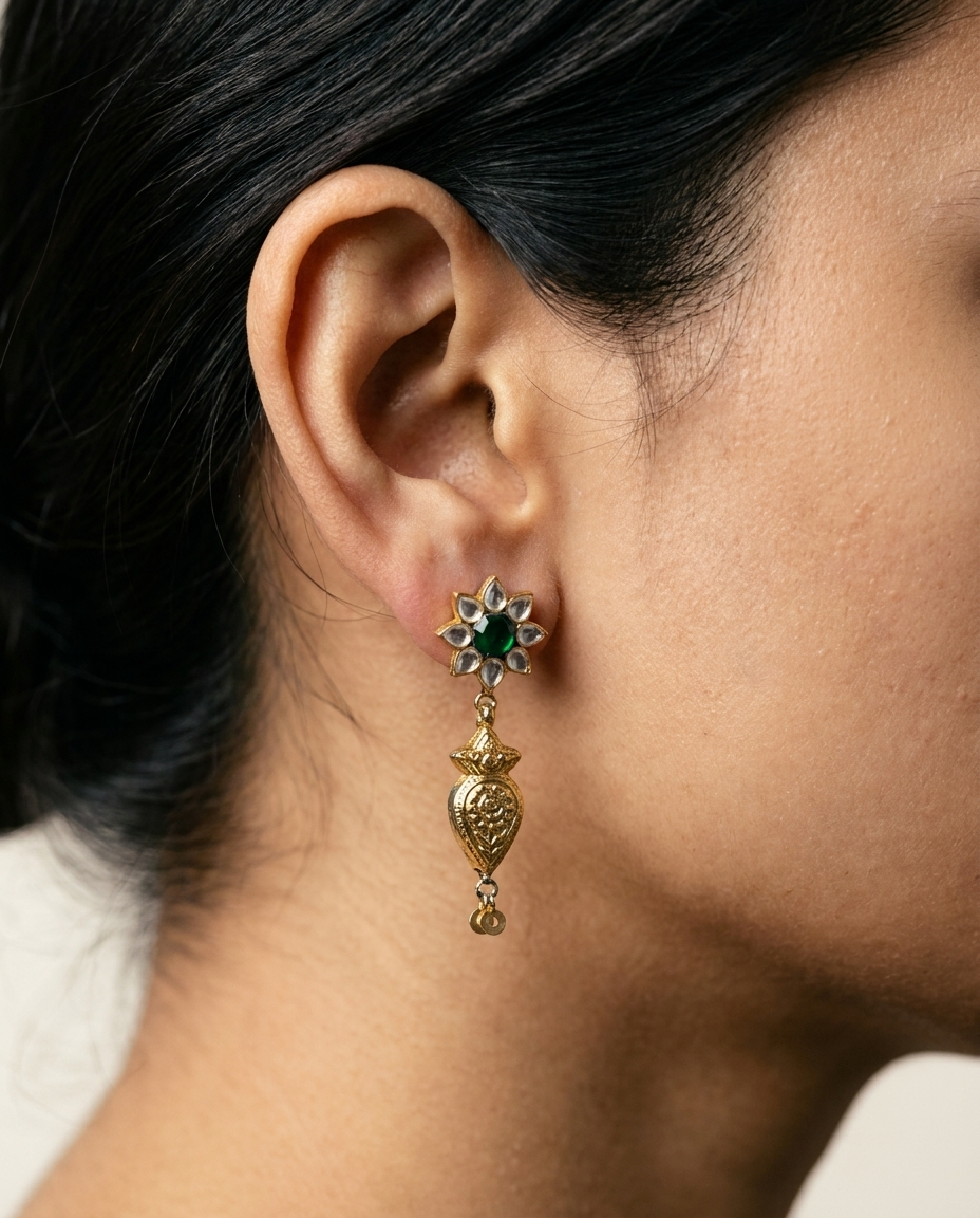 Badam Kali Earrings