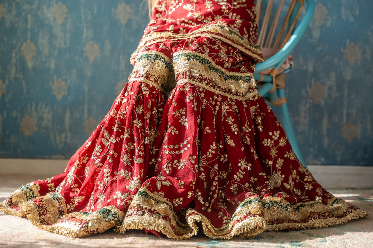 Begum Gharara Set — third angle, standing