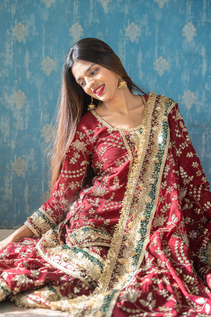Begum gharara — angle, Husnaraa