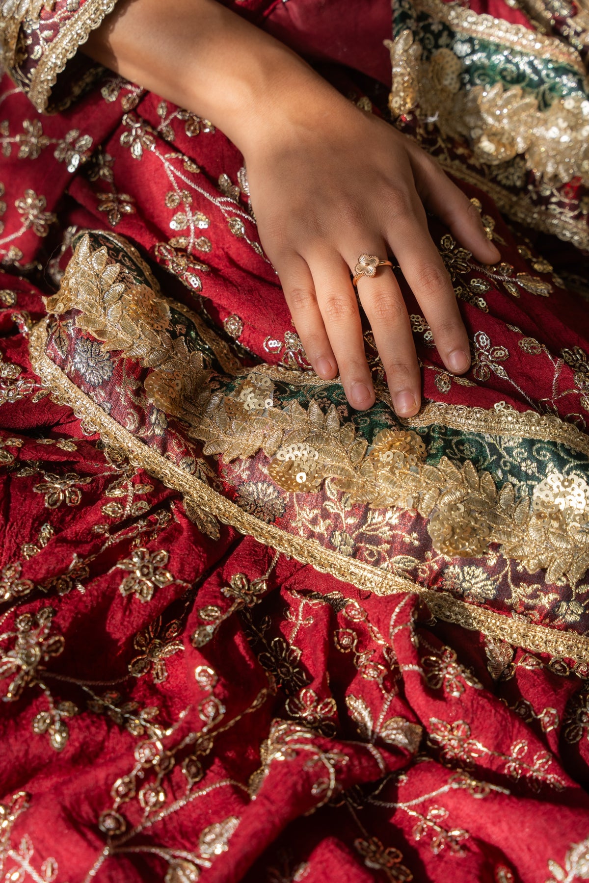 Begum Gharara Set — hero, on model
