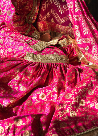 Rani gharara — embroidery detail, Husnaraa
